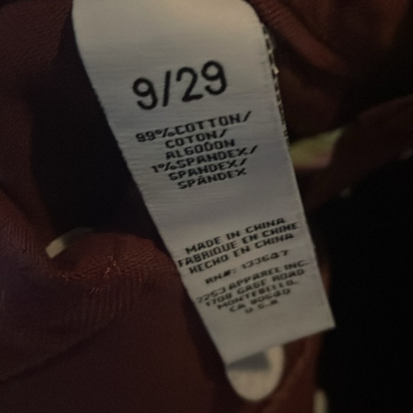 NWT Celebrity Pink Regeneration Mid Rise Flare Jeans Flower Purple in size 9/29 - Picture 9 of 9